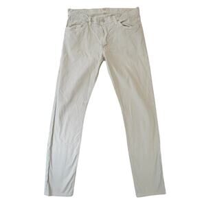 Citizens of Humanity Men's Beige/Gray Bowery Standard Slim Pants Size 32